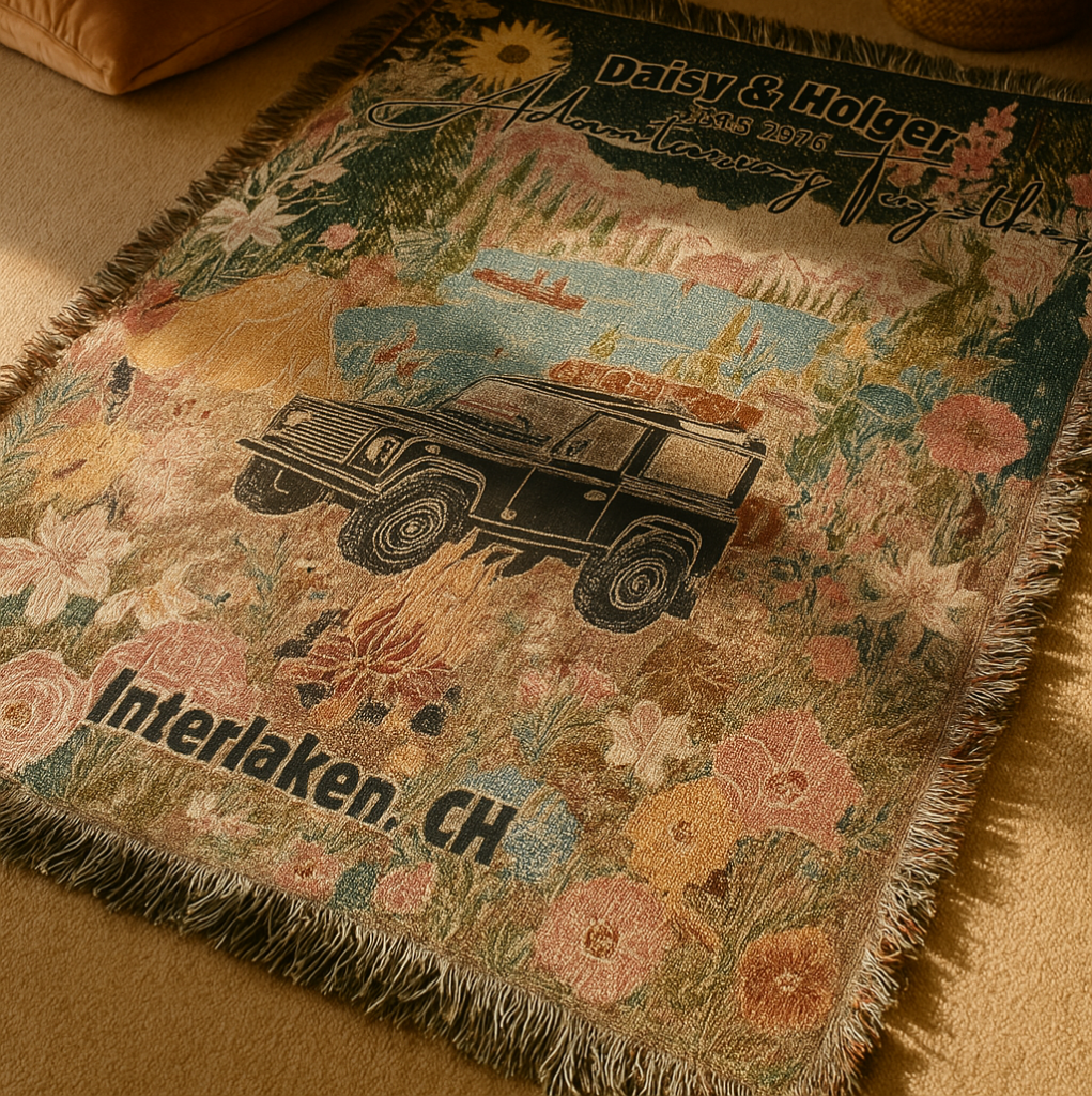 camping luxury woven blanket scene remix 01k3xrdyrxen1ag6qbr6t0zd41