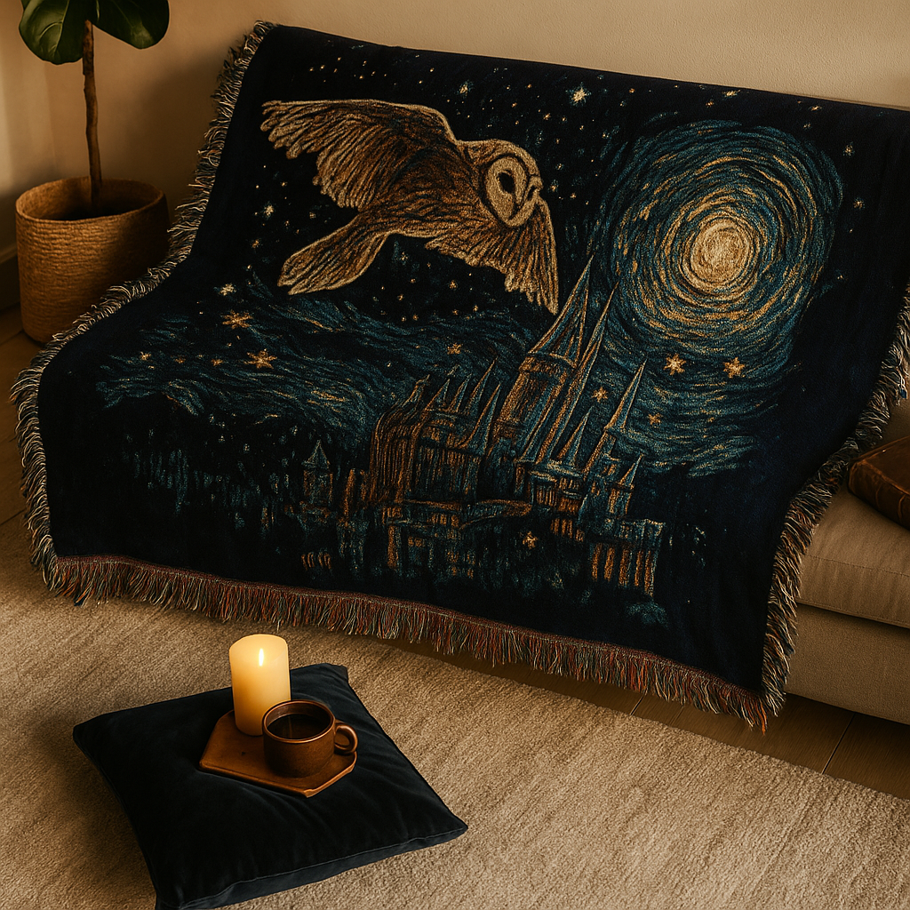 harry potter luxury woven blanket showcase ny krugoni lifestyle