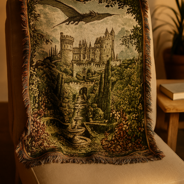 20250830 1454 luxurious castle tapestry remix 01k3xgjjnresar0ajw7arahwwb